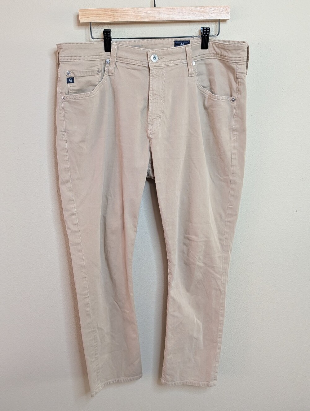 AG Adriano Goldschmied The Everett Slim Straight Khaki Pants 36x32